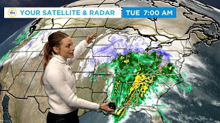 STORM TRACKING  Major weather systems hit Canada and US [upl. by Bari]