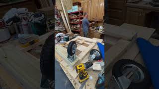 Needed help moving something heavy shorts woodworking diy [upl. by Alilak]