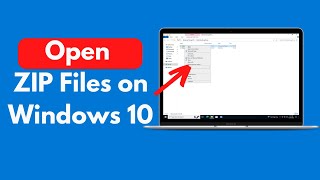 How to Open ZIP Files on Windows 10 Quick amp Easy [upl. by Aiekram]