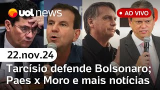 STF prevê Bolsonaro julgado em 2025 militares pressionam Mauro Cid Paes bate boca com Moro e mais [upl. by Ahtabbat]