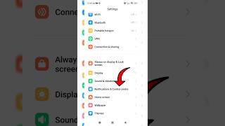 MIUI 13 control center enable all Xiaomi Mi Redmi shorts redmi [upl. by Akinna]