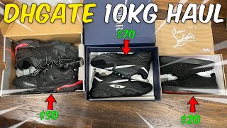 BACK TO SCHOOL DESIGNER DHGATE SHOE HAUL Balenciaga Dior  MORE [upl. by Ahsakal]