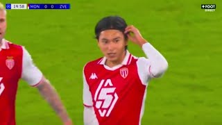 Amazing 🔥 Takumi Minamino Goal Monaco Vs Crvena zvezda 10 All Goals Highlights amp Highlights [upl. by Ettenwad154]