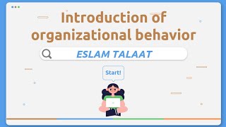 Chapter one Introduction of organizational behavior [upl. by Eliam]