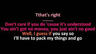 Ray Charles  Hit the Road Jack  Karaoke Instrumental Lyrics  ObsKure [upl. by Eninnaej]