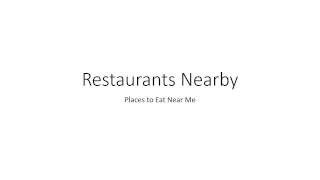 How to find restaurants nearby my location [upl. by Fortuna538]