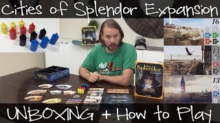 Cities Of Splendor Unboxing  How to Play  Splendor Expansion [upl. by Sarson25]