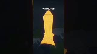 Minecraft Eiffel Tower At Different Times🤯 shorts [upl. by Fishman]