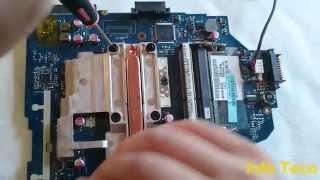 TOSHIBA SATELLITE C660 Disassembly [upl. by Hayley]