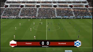 Poland vs Scotland  Uefa Nations League  Live Football Match  4K [upl. by Hteboj]