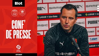 📽🎙 J23  Paris SaintGermain  Stade Rennais FC  Conférence de presse davantmatch [upl. by Aicek993]