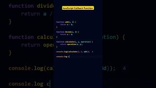 JavaScript Callback Function [upl. by Ger647]