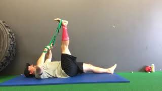 Compression Flossing the Calf Pt 13  VooDoo Floss Bands for Gastroc amp Achilles [upl. by Aiekam]