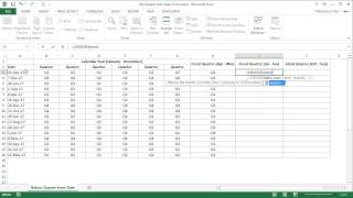 Excel Tricks Calculate Quarters amp Fiscal Quarters from Date with 9 Methods [upl. by Deth]