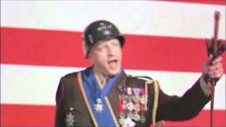 Actual Voice of General Patton starting at 115 vs Hollywood [upl. by Yanaj]