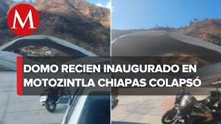 En Chiapas al menos 11 lesionados dejó el colapso de un domo [upl. by Corron396]