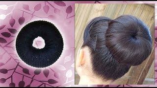 COMO HACER UNA DONA PARA EL CABELLO  Peinado fácil ❤️ [upl. by Nenney]