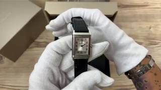 JaegerLeCoultre Reverso Classic Medium Thin unboxing [upl. by Nannette]