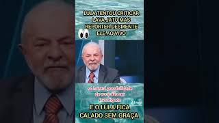 Lula tentou criticar o Lava Jato mas resporter desmente ao vivo shorts [upl. by Hermes]