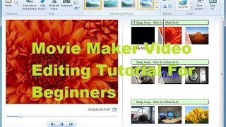 How to use Windows Live Movie Maker For Beginners [upl. by Ahsoik]