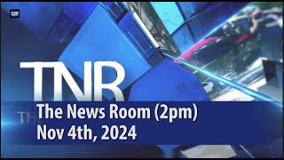 The News Room 2pm Nov 4th 2024 [upl. by Oinoitna]