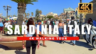 🇮🇹 Sardinia Italy Walking Tour  Alghero Beach and Fortress City Walk  4K 60fps HDR [upl. by Shiri]