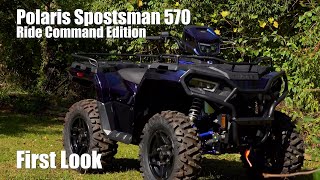 2022 Polaris Sportsman 570 Ride Command Edition First Look Review [upl. by Ahsitniuq]