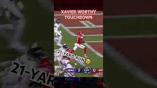 Xavier Worthy first career touchdown [upl. by Sukram392]