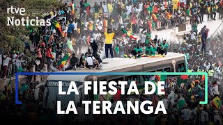 COPA ÁFRICA La SELECCIÓN de SENEGAL llega a DAKAR y es recibida por MILES de AFICIONADOS  RTVE [upl. by Janenna726]