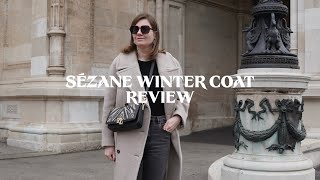 Sézane Winter coat Review [upl. by Kipper]