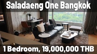 Saladaeng One Bangkok 1 Bedroom Lumpini Park View [upl. by Harhay]