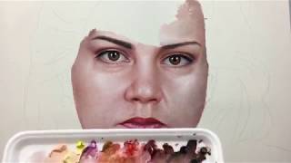 Realtime painting Hyperrealistic Art  Millani [upl. by Ahsyle424]