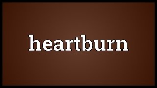 Heartburn Meaning [upl. by Goldia397]