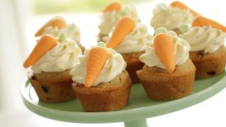 Beths Carrot Cake Cupcake Recipe  ENTERTAINING WITH BETH [upl. by Meeker]