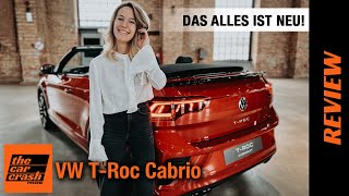 VW TRoc Cabrio 2022 Ich zeige euch das Facelift ♥️ Review  Test  RLine  Style  POV  Preis [upl. by Htes]