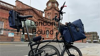 Brompton PLine Bike Going To London From Nottingham [upl. by Perreault]