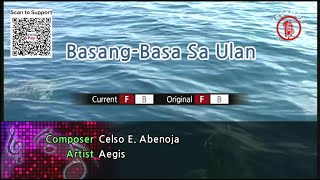 BasangBasa Sa Ulan  Aegis Karaoke Version [upl. by Sergio436]