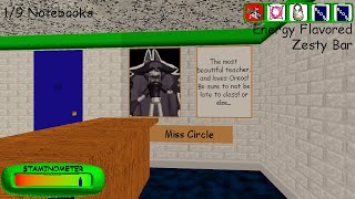 Miss Circle in Baldis Basics Plus BB V052 Mod [upl. by Tiertza808]