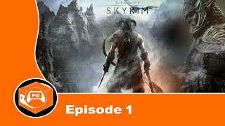 Lets play The elder scrolls Skyrim Episode 1  New beginnings [upl. by Eisen]