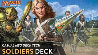 MTG DECK TECH 78 SOLDIER DECK  SOLDIERS TRIBAL  SOLDIER STOMPY  Magic the gathering [upl. by Herve]