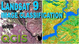 Landsat 9 Image Classification with QGIS Unsupervised [upl. by Tjader335]