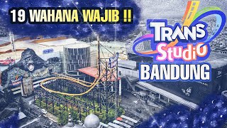 TRANS STUDIO BANDUNG  19 Wahana Wajib Coba  di Theme Park TSM [upl. by Aserehc]