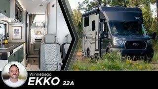 Walkthrough WINNEBAGO EKKO  22A Floorplan [upl. by Oyek]