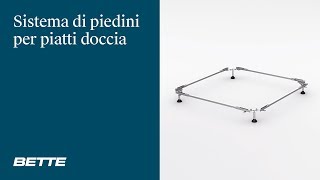 Bette  Sistema di piedini per piatti doccia [upl. by Slein458]