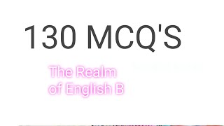 130 MCQS class11 thesecondcoming wbyeats therealmofenglish semester1 mcqs [upl. by Aronas]