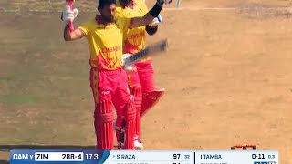 Zimbabwe vs gambia t20 world cup qualifier 2024 highlights  zim vs gam 334 runs highlights [upl. by Kieger]