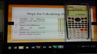 Desviación Estándar y Varianza en Casio fx991 ES Plus [upl. by Hey]