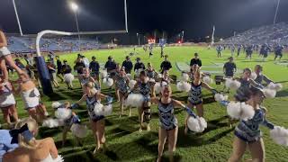 Barbe Bluebelles Cheer and Drumline  Student Section  92024 [upl. by Esilahc543]