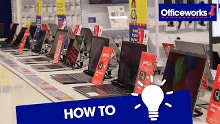 Buying Guide Laptop vs 2 in 1 for Home amp Small Office  Features to Consider  Officeworks [upl. by Anirat22]