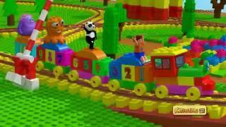 Lego Duplo numbers train  Build and go for a ride  Build with bricks  Kiddiestv [upl. by Enitsuj480]